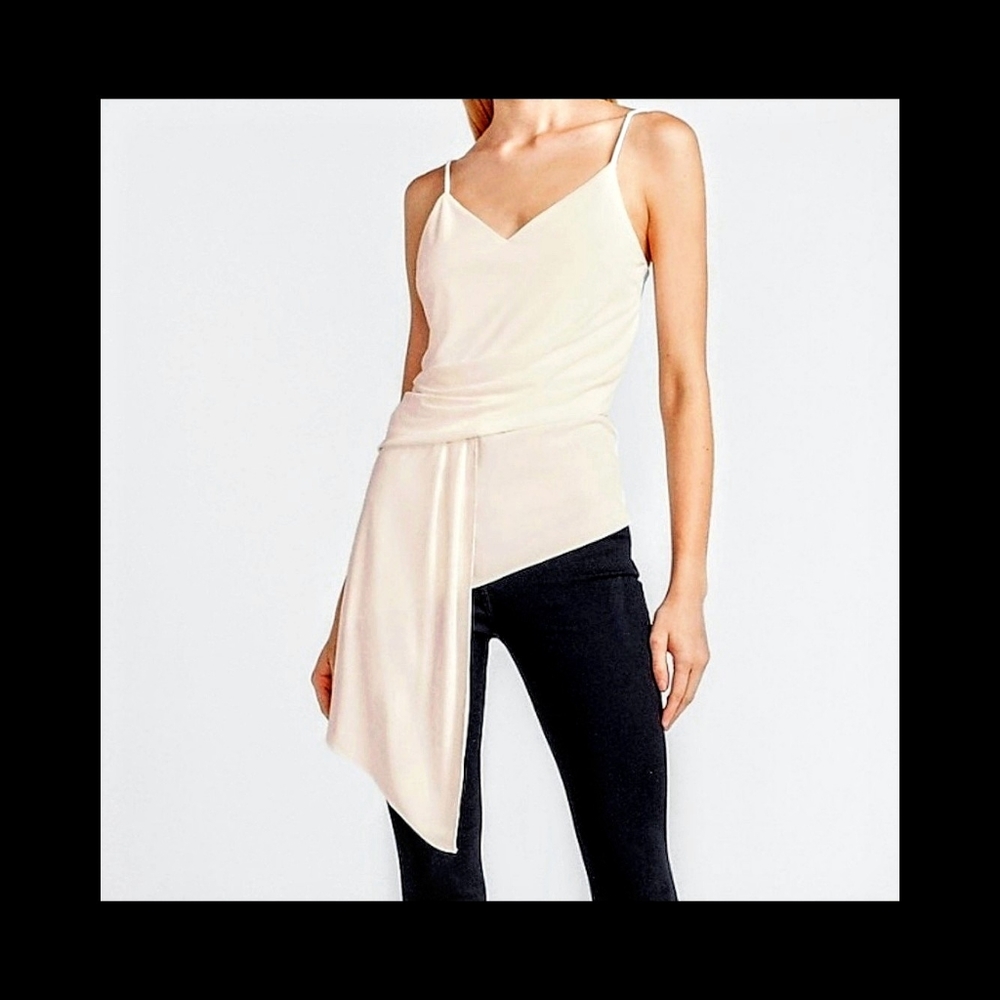 NWT Wrap Cami in Ivory